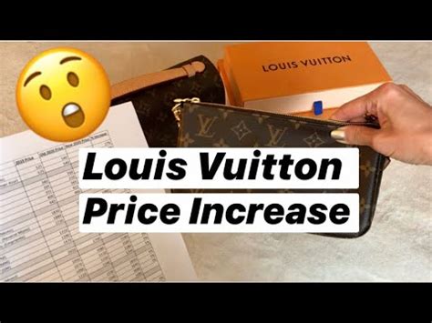 louis vuitton 2020 price increase|louis vuitton price list.